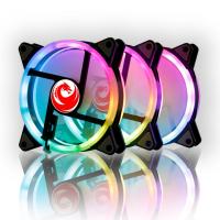 Bộ 3 Fan LED RGB RED DRAGON V8- HUB -REMOTE -VÍT-M18
