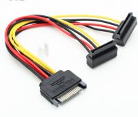 Cáp chia nguồn SATA 1 ra 2 góc 90 độ -C14