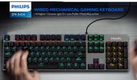 BÀN PHÍM CƠ PHILIPS SPK 8404 cổng USB ,switch blue, chuyên chơi game chuyên nghiệp