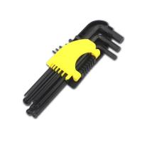 Bộ 9 đầu lục giác cờ lê chín mảnh đặt bóng đầu lục giác tua vít cờ lê đầu phẳng-V15