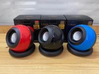 LOA VI TÍNH 2.0 R PLUSS RP-0369 SỬ DỤNG PIN SẠC , NHỎ GỌN, CHO VÀO BA LÔ CỰC TIỆN