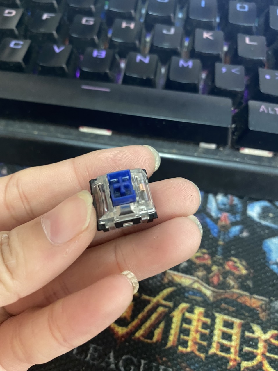 Nút SWITCH ,Nút Ship thay cho bàn phím cơ quang Sinh học loại không có chân