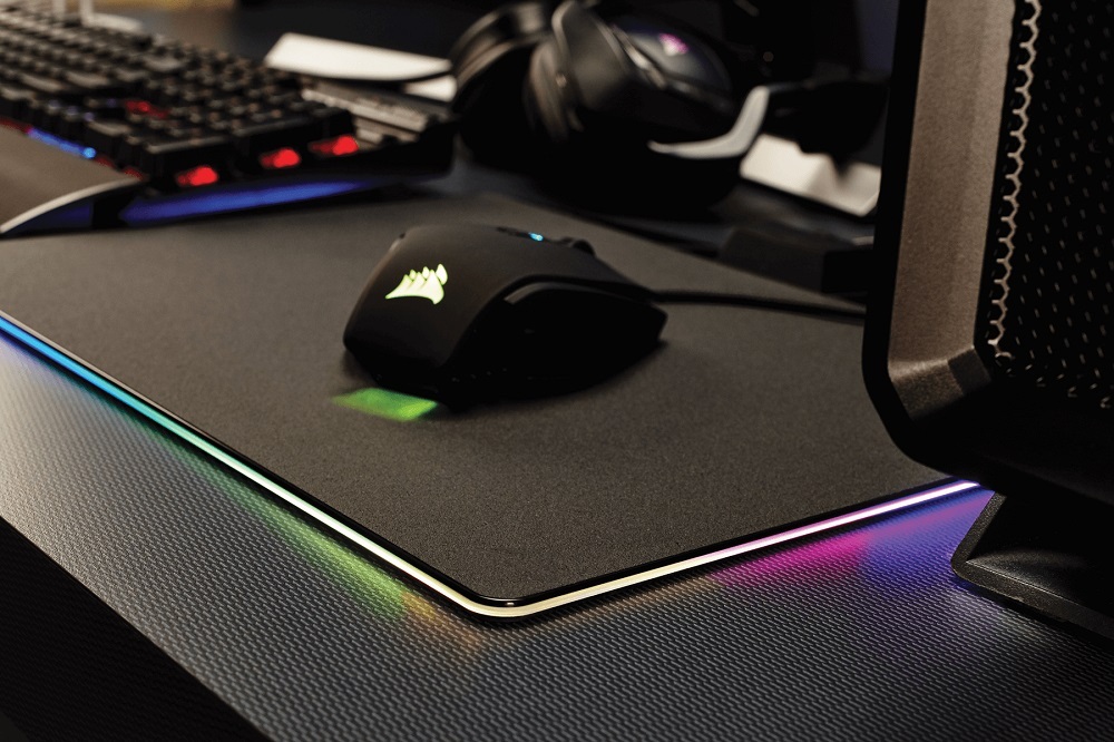 LED RGB Nhiều Màu Sắc Ánh Sáng Mousepad Miếng Lót Chuột Chơi Game Có Dây CỔNG USB