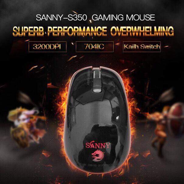 Chuột chơi game SANNY S350 KAILH SWITCH