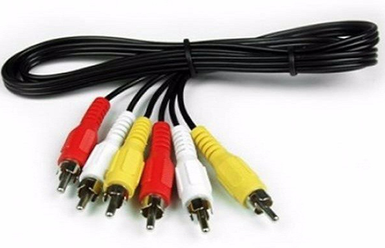 Dây AV 6 Đầu Hoa Sen Dài 1,3M