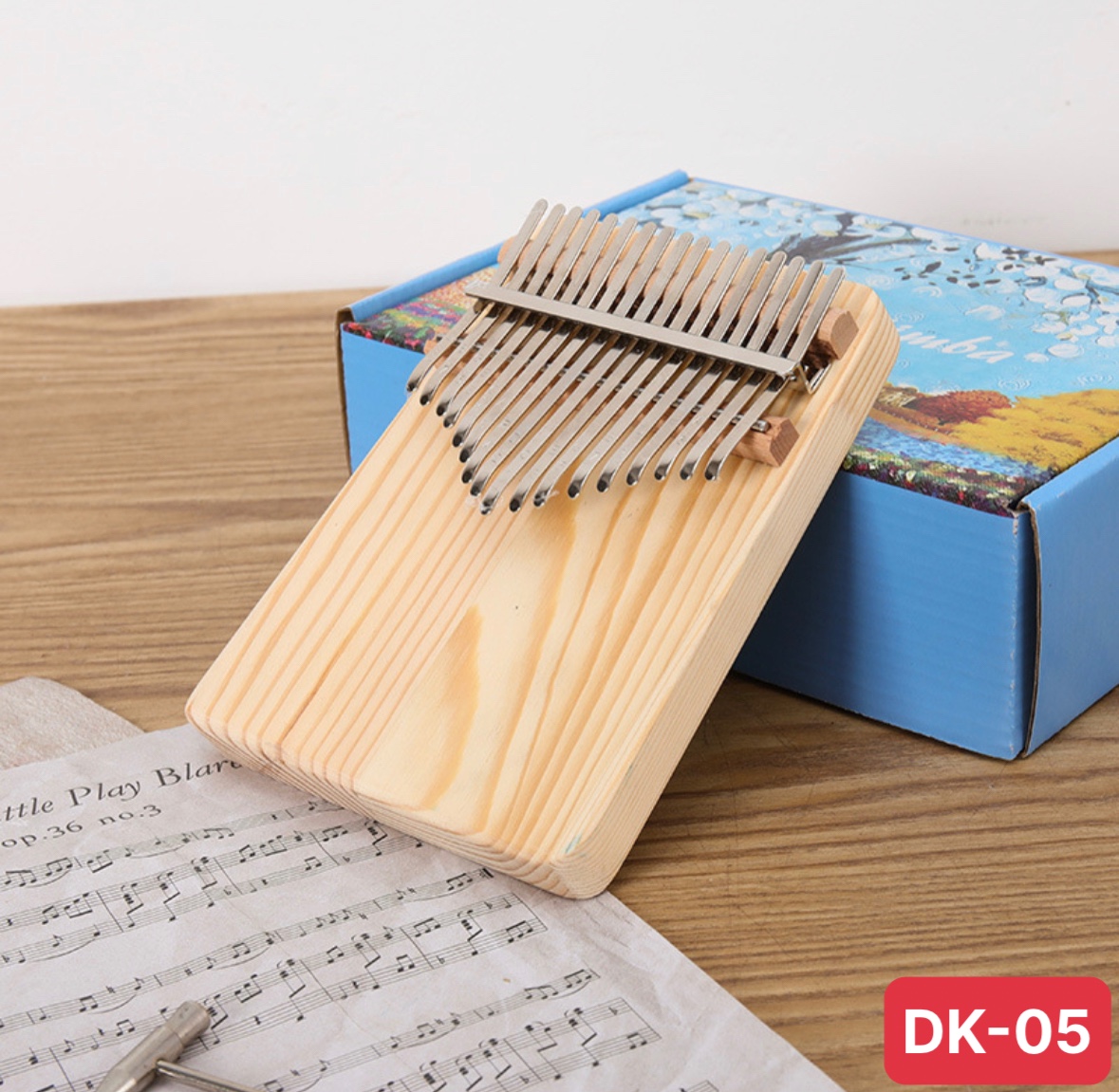 Đàn Kalimba 17 phím kiểu dáng tiện dụng giá rẻ,âm hay-DK05