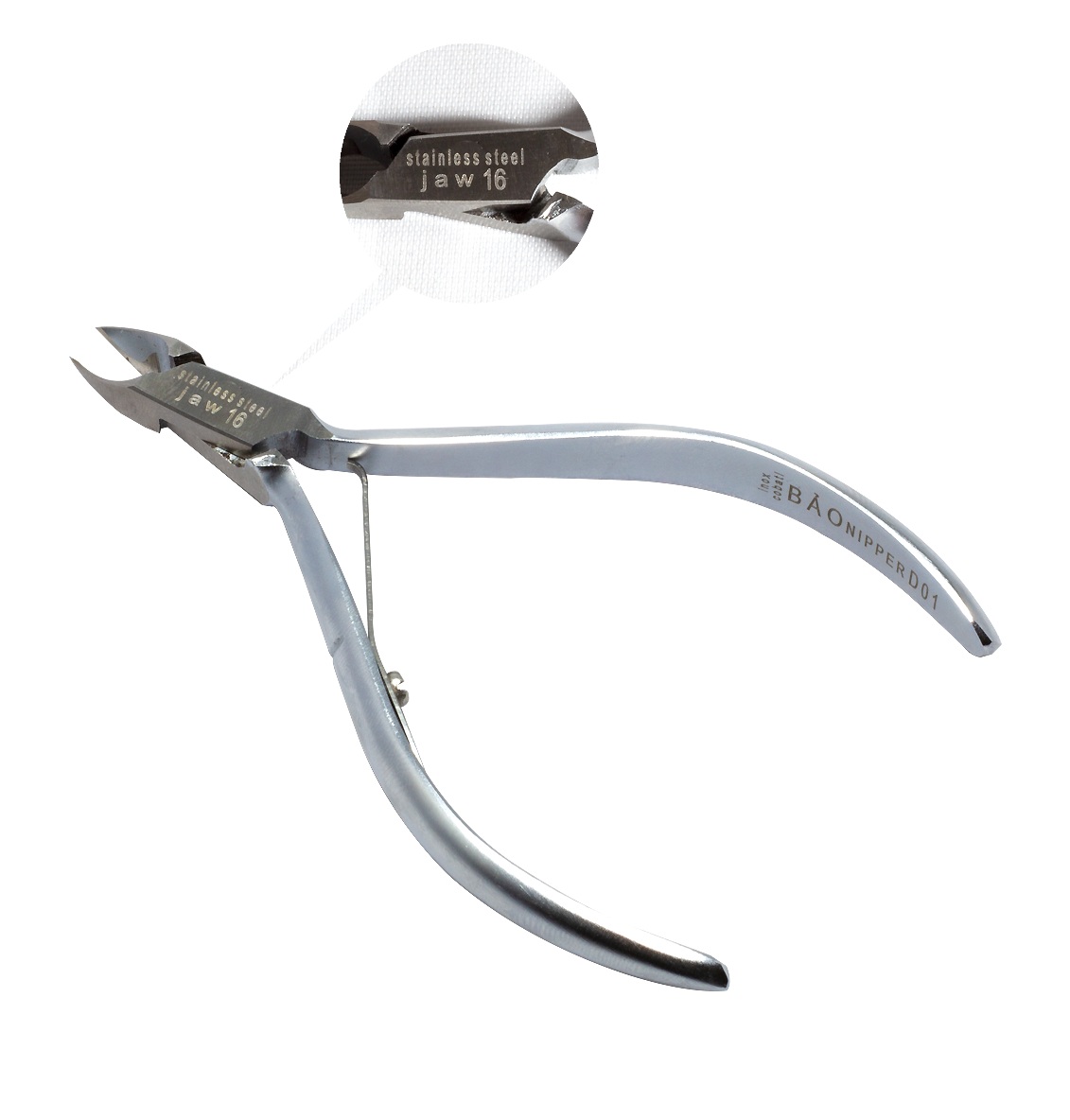 Kềm Bảo  D-01 | Kềm cắt da inox không gỉ N0.16 Vuông