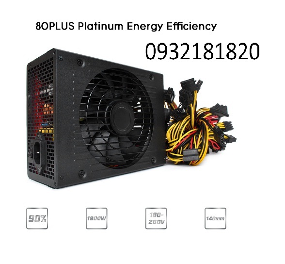 1800W Switching Power Supply 80% Plus Platinum Efficiency