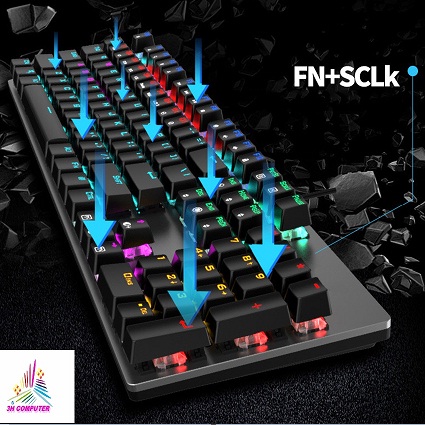 Bàn Phím Cơ Led RGB Có Dây K-913 -18 Chế độ Led tùy chỉnh