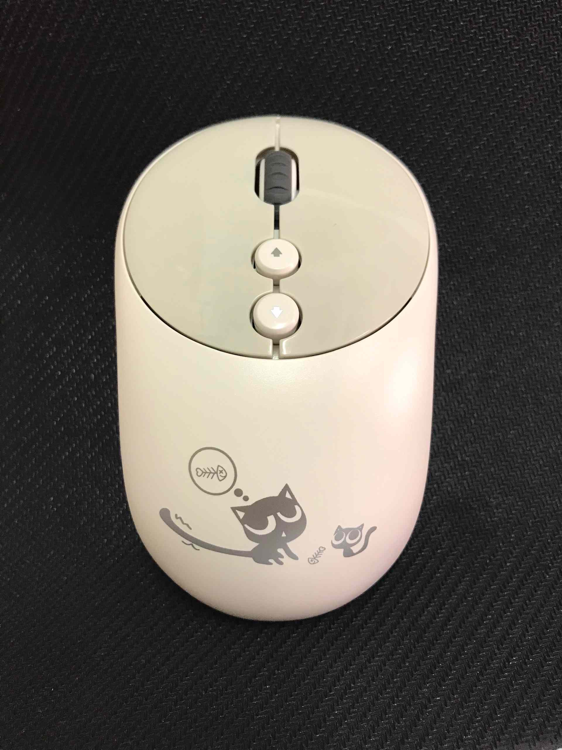 Chuột không dây LANYING i10 tặng kèm pin xịn ( màu trắng, đỏ đen)