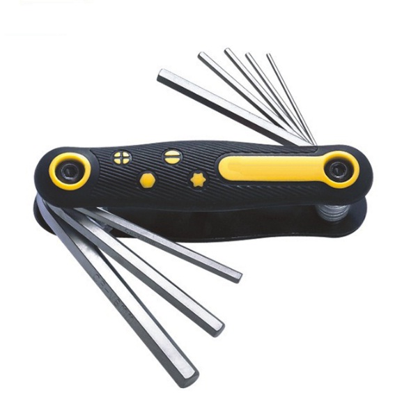 Tuốc nơ vít lục giác Cờ lê gấp di động 8 đầu-V16