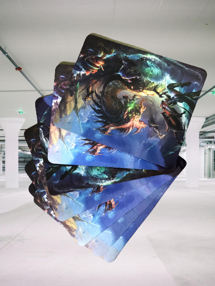 Lót chuột size 26x21cm dày 5 li-hình game-M06