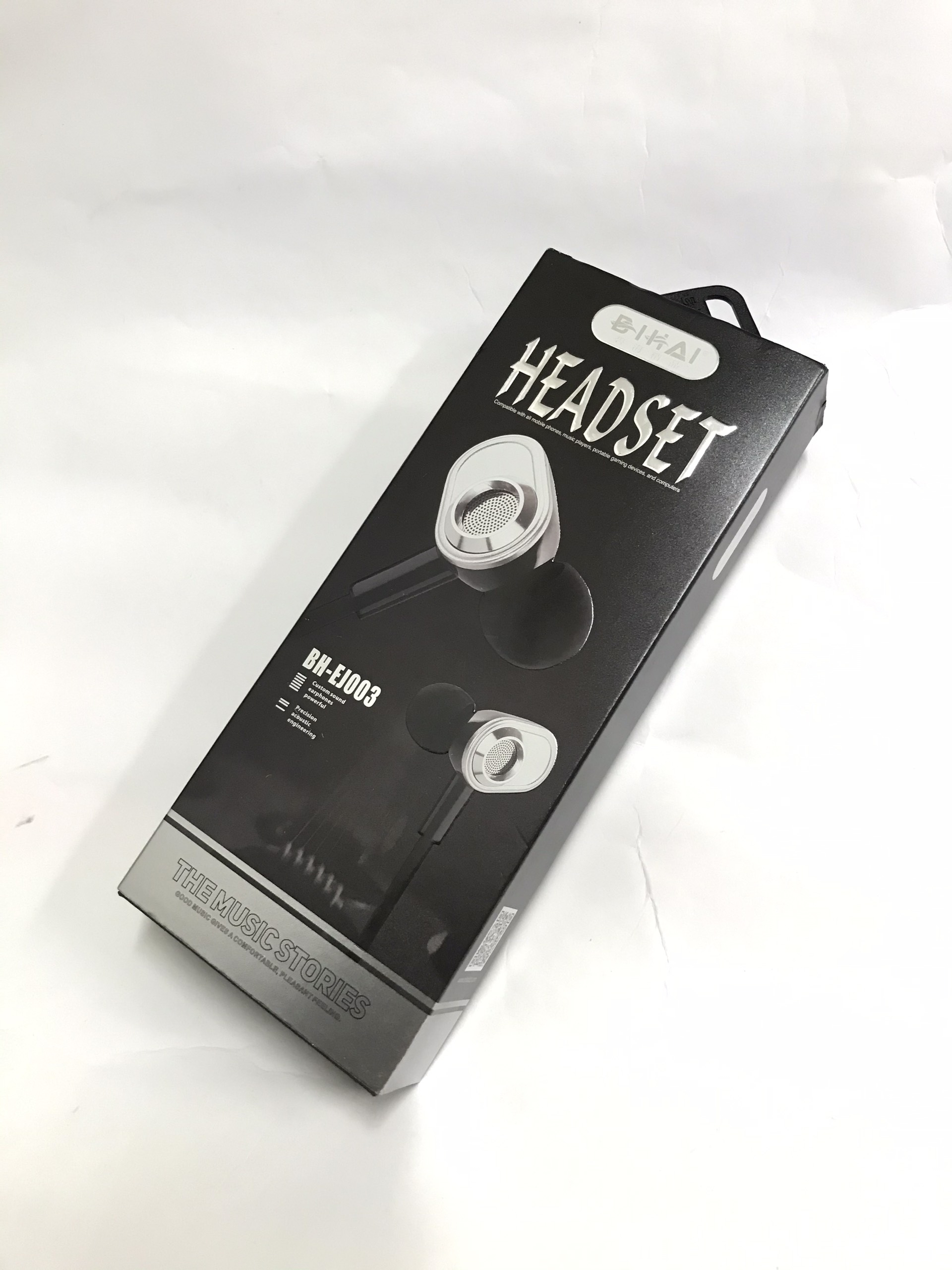 Tai nghe nhét tai cao cấp BIHAI BH EJ-003 cho điện thoại, IPad, PC, Laptop có mic