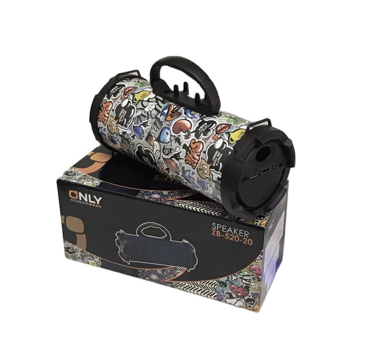 Loa Bluetooth Nghe Nhạc Siêu Bass Không Dây Công Suất Lớn Có Giá Đỡ Điện Thoại-ZB520