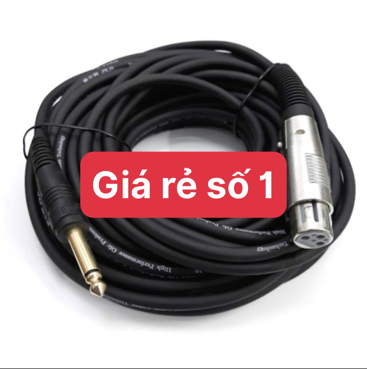 Dây cáp Micro karaoke ra 6.5mm dài 5M-C17