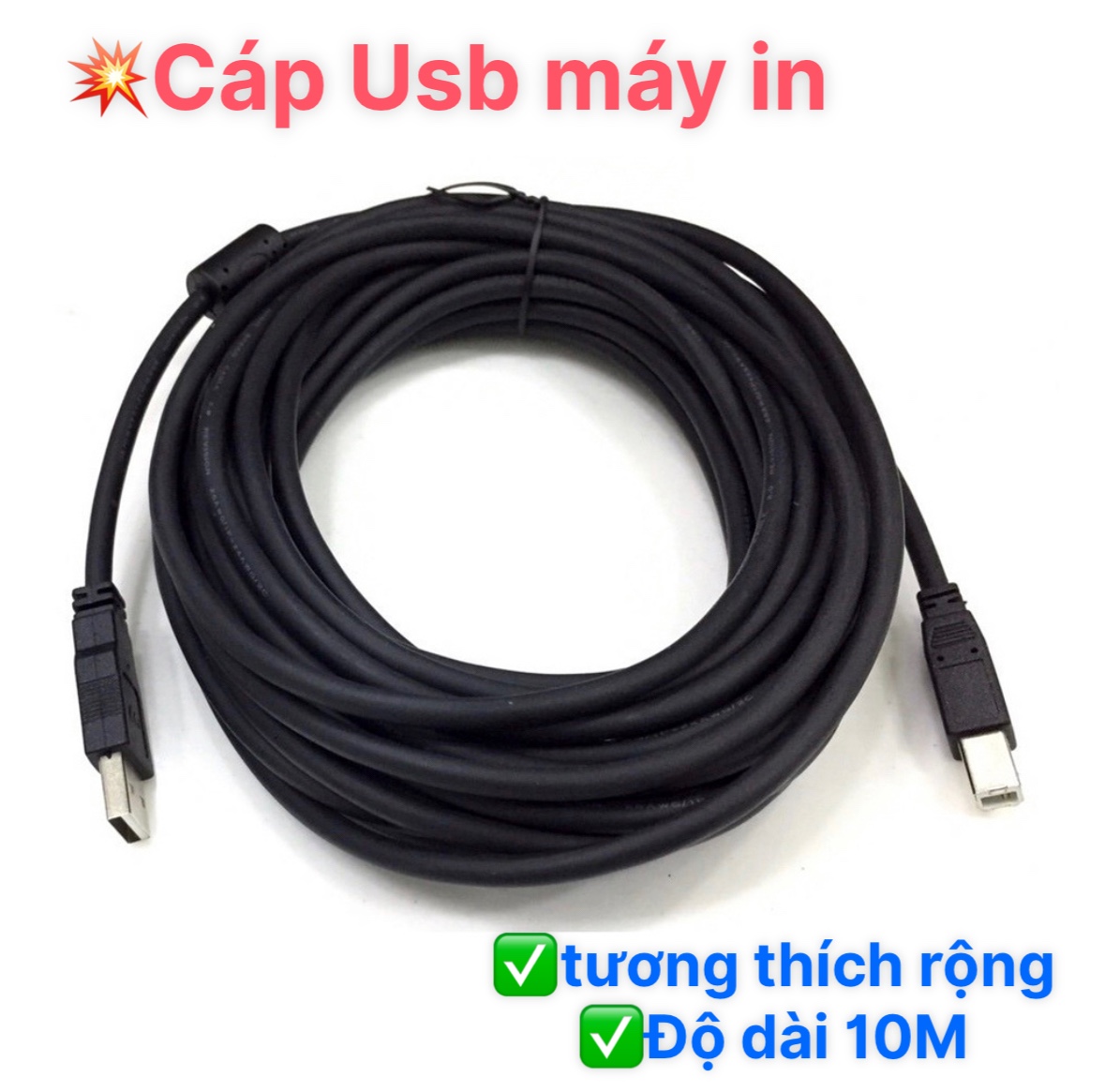 Dây cáp máy in dài 10M