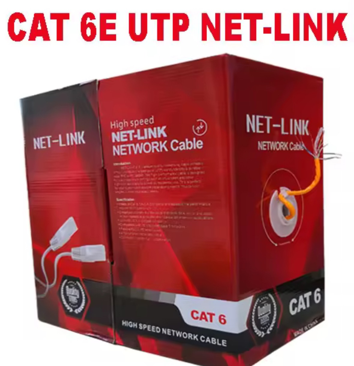 Cáp mạng NET LINK Cat6e Thùng 305M - Hàng chính hãng